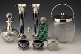 銀とガラスが織りなす美しさ