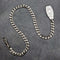 Black Hematite Plate Clip Type Albert Chain Kihei Link