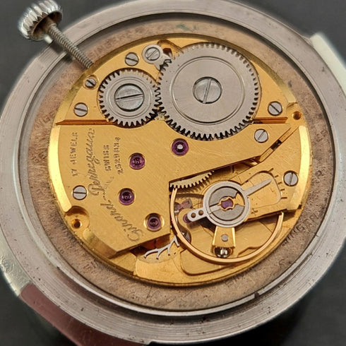 1960s Girard-Perregaux 17-jewel mechanical men's watch with black dial, in good working order