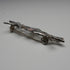 Vintage Pure Silver Enamel Brooch: Mackintosh Rose and Pair of Birds