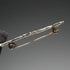 Vintage Pure Silver Enamel Brooch: Mackintosh Rose and Pair of Birds