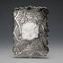 1856 English Antique Solid Silver Card Case 59g Hilliard&Thomason