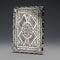 1873 Antique British Sterling Silver Card Case 56g GEORGE UNITE
