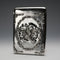 1906 British Antique Sterling Silver Angel-decorated Card Case 68g William Neale