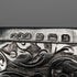 1916 English Antique Sterling Silver Card Case with Chain 71g Edwin Joseph Houlston