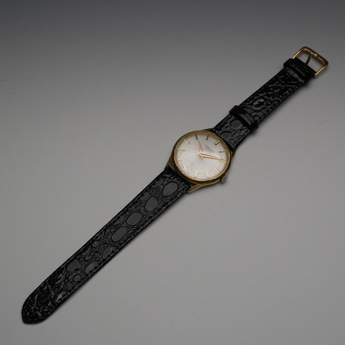 British Vintage J.W.Benson Men's Mechanical Watch Alloy Case 17 Jewels Good Working Order