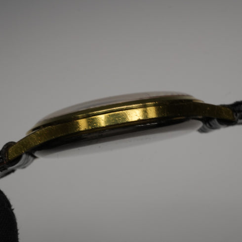 British Vintage J.W.Benson Men's Mechanical Watch Alloy Case 17 Jewels Good Working Order