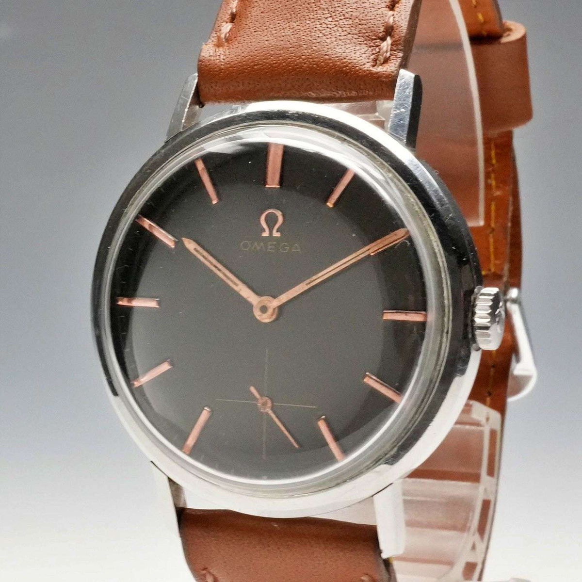1962年頃 オメガ 紳士用 機械式腕時計 Ref121.002-62 Cal.269 ブラック 