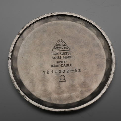 Circa 1962 OMEGA Men's Mechanical Watch Ref. 121.002-62 Cal. 269 Black Dial, Good Working Condition