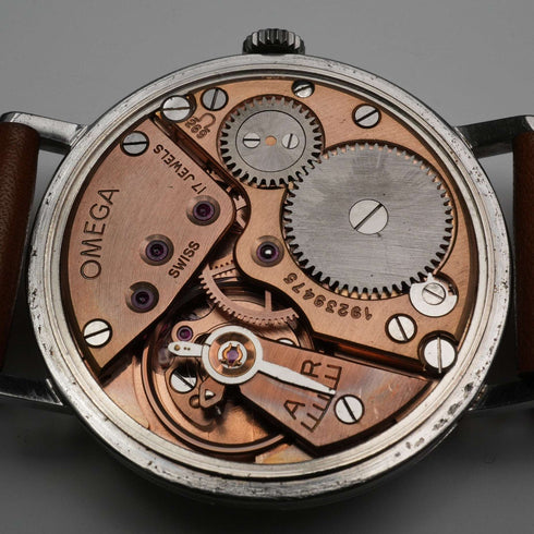 約1962年 OMEGA 男士機械錶 Ref121.002-62 Cal.269 黑色錶盤 運行狀態良好