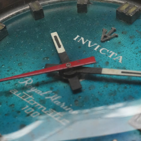 Vintage Swiss INVICTA Diver's Watch "Royal Marine" Automatic Wristwatch, Good Working Condition