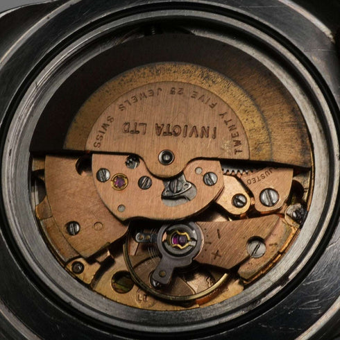 復古瑞士 INVICTA 潛水腕錶「Royal Marine」自動上鍊腕錶 運作良好