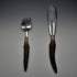 Circa 1898 UK Antique Antler Handle Fish Server Set by R.F. Mosley & Sons