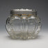 1903 British Antique Sterling Silver Lid Cut Glass Jar by King & Sons