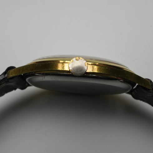 British Vintage J.W.Benson Men's Mechanical Watch Alloy Case 17 Jewels Good Working Order