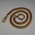 Vintage Rolled Gold Albert Chain with a ring clasp