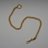 Vintage Rolled Gold Albert Chain with a ring clasp