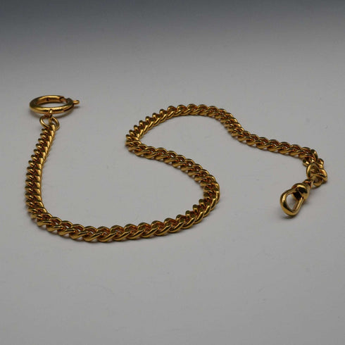 Vintage Rolled Gold Albert Chain with a ring clasp