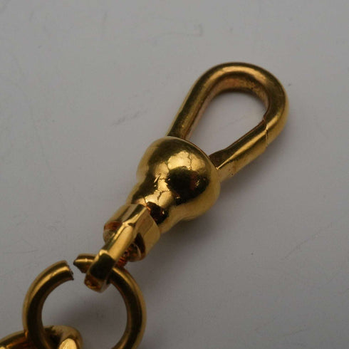 Vintage Rolled Gold Albert Chain with a ring clasp