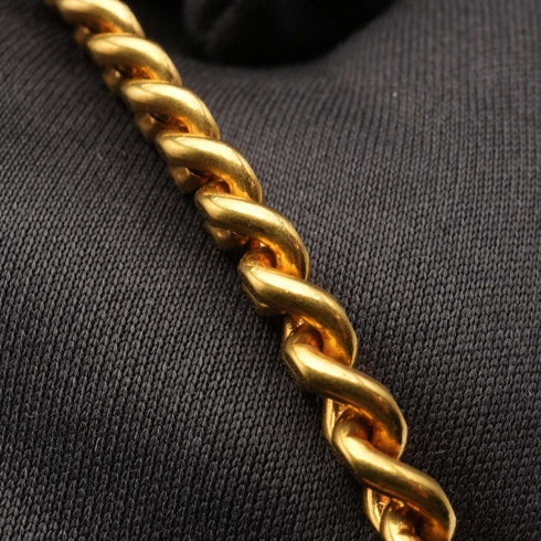 Vintage Rolled Gold Albert Chain with a ring clasp