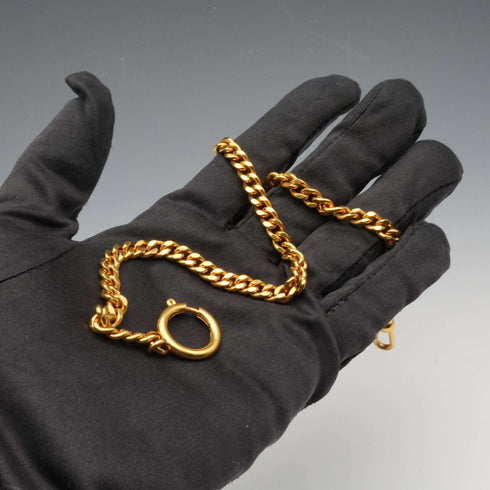 Vintage Rolled Gold Albert Chain with a ring clasp