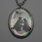 UK Vintage Romeo and Juliet Sterling Silver Pendant with Sterling Silver Chain