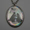 UK Vintage Romeo and Juliet Sterling Silver Pendant with Sterling Silver Chain