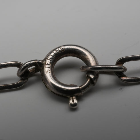 UK Vintage Romeo and Juliet Sterling Silver Pendant with Sterling Silver Chain