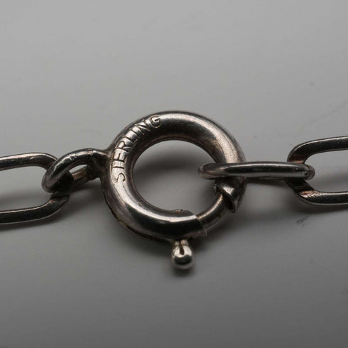 UK Vintage Romeo and Juliet Sterling Silver Pendant with Sterling Silver Chain