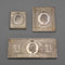 English Vintage Sterling Silver Edwardian Stamp Replica Ingot Set, Total 63g
