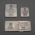 English Vintage Sterling Silver Edwardian Stamp Replica Ingot Set, Total 63g
