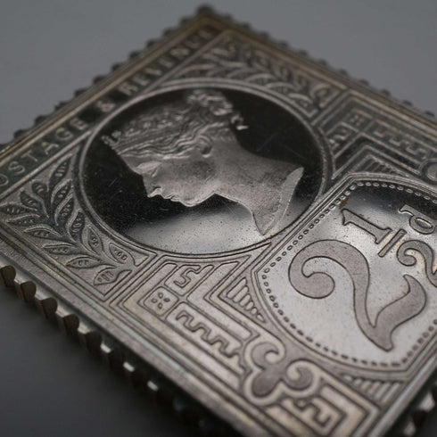 United Kingdom Vintage Sterling Silver Victorian Stamp Replica Ingot Set Total 92.5g