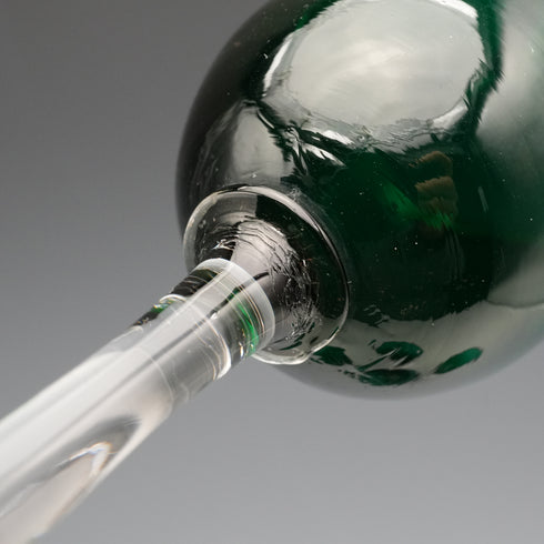 英國復古布里斯托爾綠色玻璃利口酒杯六件套