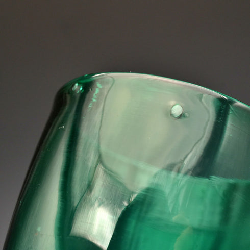 英國復古布里斯托爾綠色玻璃利口酒杯六件套