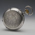 Swiss Antique Goliath Pocket Watch, 63mm Diameter, 800 Silver Case, Good Working Order