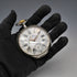 Swiss Antique Goliath Pocket Watch, 63mm Diameter, 800 Silver Case, Good Working Order