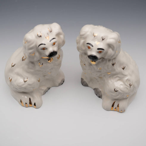英國復古 Beswick 貝斯維克 斯塔福德郡犬 1378-5 高13.5公分