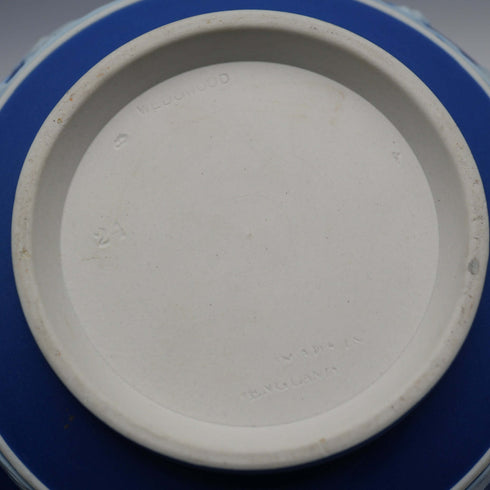 英國古董 Wedgwood 茶壺 Jasperware Wedgwood 藍