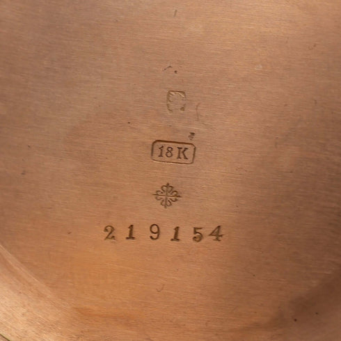 約1898年 瑞士 百達翡麗 懷錶 K18金實心開放式錶殼 運作良好