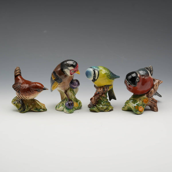 英国ヴィンテージ Beswick ベズウィック小鳥フィギュリン 4羽セット