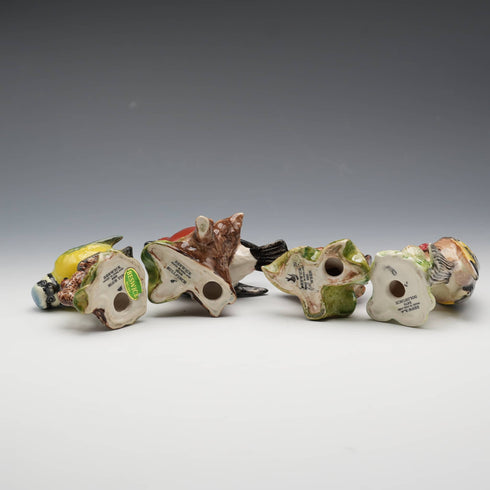 英国ヴィンテージ Beswick ベズウィック小鳥フィギュリン 4羽セット