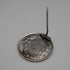 1884 Antique British Queen Victoria Silver Shilling Brooch 6.2g