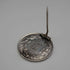 1884 Antique British Queen Victoria Silver Shilling Brooch 6.2g