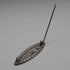1914 British Antique Sterling Silver Brooch, Japonisme Bird Design, 2.3g, Joseph Richard