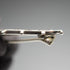 1895 Antique British Sterling Silver Brooch, Japonisme, Bird Design, 3.6g, Richard John Wakefield