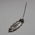1895 Antique British Sterling Silver Brooch, Japonisme, Bird Design, 3.6g, Richard John Wakefield