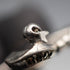 Vintage Sterling Silver Marcasite Ribbon Design Brooch 10.5g