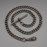 Circa 1919 English Antique Sterling Silver Albert Chain 40g (Fob not included)