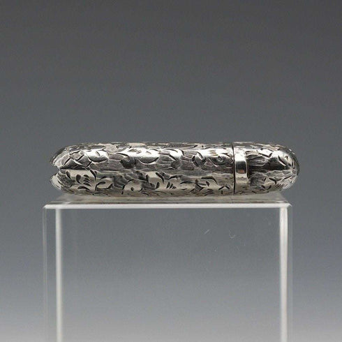 1895 Antique British Sterling Silver Vesta Case 17g by Henry Williamson Ltd