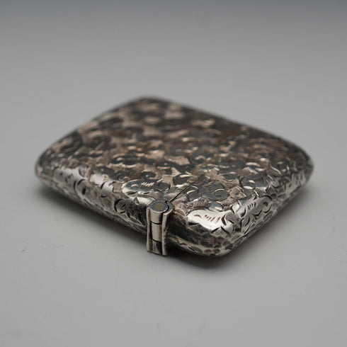 1895 Antique British Sterling Silver Vesta Case 17g by Henry Williamson Ltd